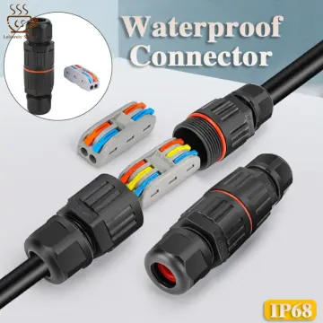 Cable Wire Connector IP68 Waterproof 2/3/4 Pin Junction Outdoor