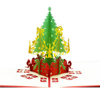 3D Pop Up Christmas Cards Greeting Holiday Cards with Envelope Xmas Decoration Ornament Xmas Tree Snow Pattern Cards New Year Holiday Festivals Gift Fannlady