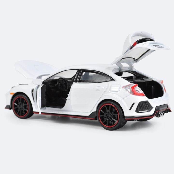 1-32-honda-civic-type-r-toy-car-metal-toy-diecasts-toy-vehicles-car-model-sound-light-pull-back-car-toys-for-children-gifts