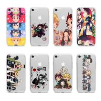 【cw】 Kamado Nezuko Kimetsu no Yaiba Demon Slayer TPU Soft Phone Cover Case For iphone 7 8 Plus X XS 11 12 13 14 Pro Max Fundas Coque