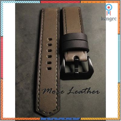More Leather สายนาฬิกาหนัง สายนาฬิกาแฮนด์เมดสไตล์วินเทจ สปริง1คู่ ขนาด18mm,20mm,22mm,24mm,26mm Sาคาต่อชิ้น (เฉพาะตัวที่ระบุว่าจัดเซทถึงขายเป็นชุด)