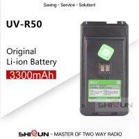 Shiqun SQ-UV25เครื่องรับส่งวิทยุของแท้แบตเตอรี่3300มิลลิแอมป์แบตเตอรี่ DC 3.7โวลต์สแตนด์บายได้นาน UV-R50-2 UV-R50-1แบตเตอรี่ Quansheng UV-R50