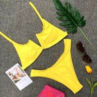 New Deep V Bandage Women Summer Beach Bikini Sets M75