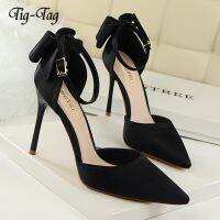 LIWomen S Shoes Summer Largesize Plain Elegent Korean Style Pointed Heeach Sandals For Women 2023ใหม่21020401