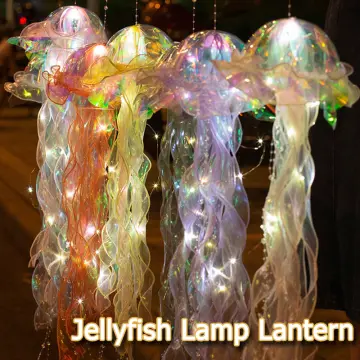 Mermaid Party Decoration Diy Hanging Jellyfish Lantern Little