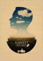 80S Hot Forrest Gump ภาพยนตร์คลาสสิกผนังบ้านที่ทันสมัยศิลปะ Muarl วินเทจฟิล์มตกแต่งคำพูด69F 0717