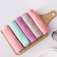 Thicken Microfiber Cleaning Cloths 1020pcs Wiping Rags Double-layer Absorbent Dishcloth Soft Household Cleaning Towels 25*25cm