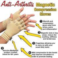 ถุงมือแม่เหล็ก ช่วยการไหลเวียนโลหิตและบรรเทาอาการบาดเจ็บ Rheumatoid Hand Pain การรักษาด้วยการบีบอัดด้วยความร้อน ถุงมือปั่นจักรยาน ปีนเขา ตีแบต