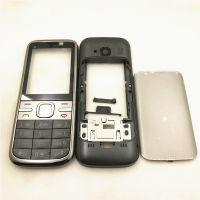 For Nokia C5 C5-00 Full Complete Mobile Phone Housing Cover Case Repair parts +Arabic And English Keypad