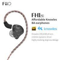 FiiO FH1s 1BA ความละเอียดสูง + 1DD(Knowles 13.6Mm Dynamic) หูฟังชนิดใส่ในหู IEM พร้อมสายเคเบิลแบบถอดได้2PIN/0.78มม. สำหรับเพลงยอดนิยม