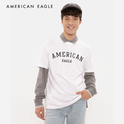 American Eagle Short Sleeve T-Shirt เสื้อยืด ผู้ชาย แขนสั้น (NMTS 017-3124-101)