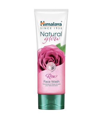 "Himalaya Natural Glow Rose Face Wash 100ml หิมาลายาเจลล้างหน้ากุหลาบ 100 ml มล"