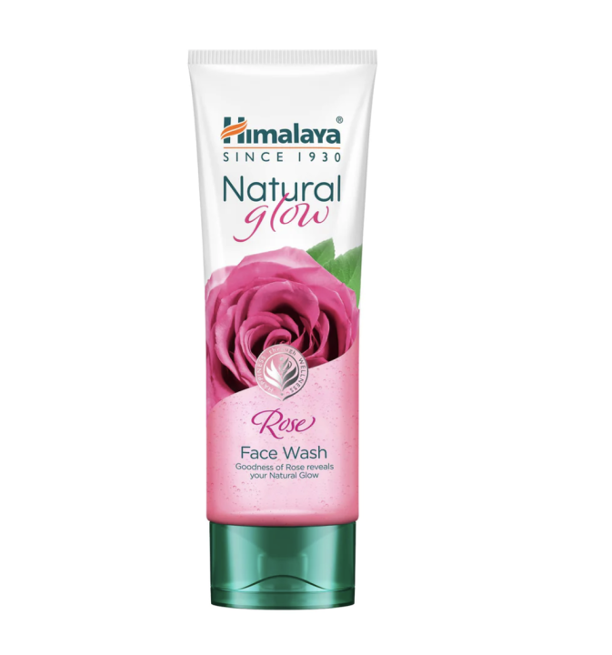 himalaya-natural-glow-rose-face-wash-100ml-หิมาลายาเจลล้างหน้ากุหลาบ-100-ml-มล