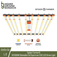 [ส่งฟรี] LM301H ไฟปลูกต้นไม้ Spider Farmer® ไฟปลูกต้นไม้ SE1000W Dimmable Full Spectrum CO2 LED Grow Light ไฟปลูกต้นไม้