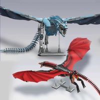 Yeshin Creative Toys The Drogon And Viserion Dragon Model Kits Building Blocks Bricks Collectable Toys Kids Gifts Anime Figures