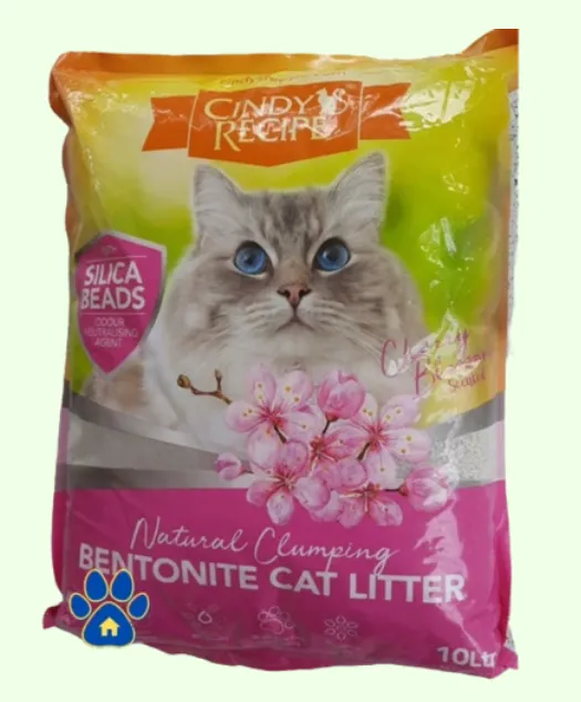 Cindy's Recipe Natural Clumping Bentonite Cat Kitten Litter CHERRY