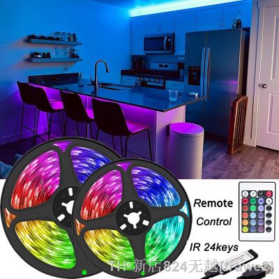 【LZ】✘  LED Lights for Room SMD5050 Ice Lights TV Backlight LED Strip Light Color Change Bedroom Decoration DC5V 1m 2m 3m 4m 5m 10m 15m