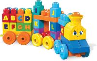 Mega Bloks ABC Musical Train เมก้า บล็อค ตัวต่อรูปตัวอักษร ของเล่นเสริมการเรียนรู้สําหรับเด็ก  FWK22