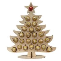 New Christmas Wooden Advent Calendar Chocolate Holder Countdown Calendar For Christmas ELK Countdown Calendar Dropship