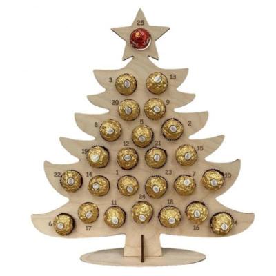 2022 NEW Year Christmas Gift Advent Calendar Chocolate Holder Countdown Calendar For Christmas ELK Countdown Calendar For Xmas