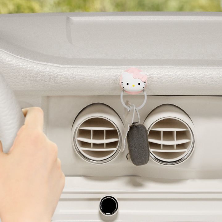 hello-kitty-ตะขอแขวนติดเบาะที่นั่งด้านหลังรถยนต์