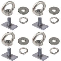 4x T Bolt Eye Nut tie down kit for Rhino  Yakima Pro Rola roof rack M8 16mm Nails  Screws Fasteners