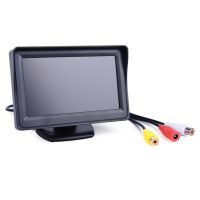 HD Car Monitor 4.3-inch Screen Tft Lcd Digital Display Two-way Input Sunshade Monitor For Reverse Camera