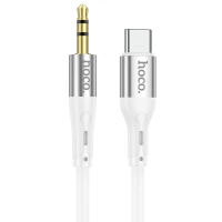 Hoco UPA22 Type-c สายต่อลำโพง Type-C to 3.5 AUX Audio Jack สำหรับ มือถือ แท็บเล็ต Smartphone ต่อฟังเพลงจาก มือถือ แท็บเล็ต ไปที่ลำโพง หูฟังได้