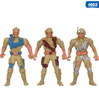 【COOL】 Toy Shoy &amp; Stationers 1Pcs Playset Special Force Action Figures ของเล่นเด็กของเล่นพลาสติก9Cm Men - Style Random