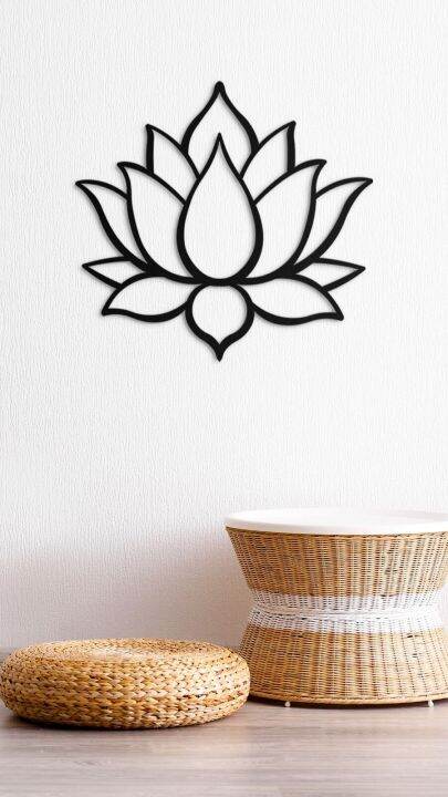 lotus-flower-wall-art-metal-wall-decor-outdoor-metal-wall-art-mandala-decor