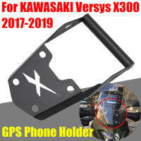 รถจักรยานยนต์ที่วางศัพท์มือถือยืนนำทาง GPS สนับสนุนยึดสำหรับคาวาซากิ Versys-X300 Versys X-300 2017-2019อุปกรณ์เสริม