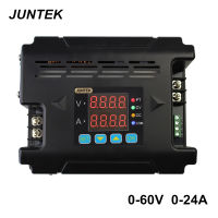 Lh3tih JUNTEK 60V2 DPM8624 4A แรงดันไฟฟ้ากระแสไฟฟ้าคงที่ DC- DC Step-Down แหล่งจ่ายไฟสื่อสารตัวแปลงแรงดันกระแสงตรงโวลต์มิเตอร์ LCD