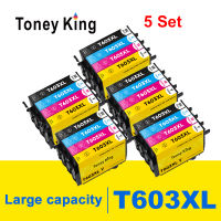 Toney King ตลับหมึก603XL สำหรับ Epson WorkForce WF-2810 WF-2830 WF-2835 WF-2850 Expression Home 2100 2105 3100 3105 4100