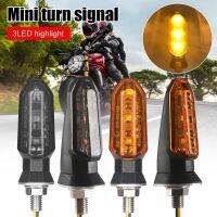 2 pz 6W indicatore di direzione del motociclo LED faro ambra proiettile anteriore indicatore di luce posteriore impermeabile M8 bullone per ATV UTV Scooter