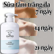 Sữa tắm trắng da Sữa tắm sữa dê làm trắng da toàn thân sữa tắm làm trắng