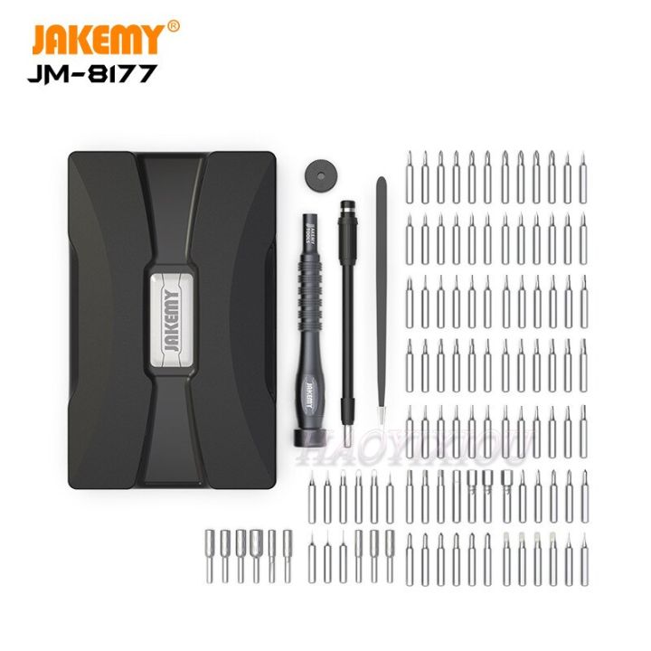 jakemy-ชุดเครื่องมือไขควงมีความแม่นยำขนาดเล็ก-jm-8177สำหรับซ่อมบ้านโทรศัพท์มือถือสินค้าใหม่