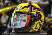 หมวกกันน็อคครึ่งใบมีชิลด์  AGV รุ่น K5-JET ลาย Soleluna