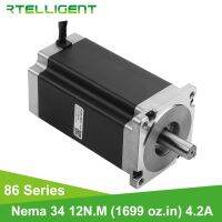 【hot】┅○☒ Rtelligent Nema 34 12N.M Torque Stepper Motor Stepping 0.9/1.8 degree Length 156mm Electric