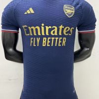 Arsenal Blue Jersey 23-24ชุดทีมฟุตบอลเวอร์ชันผู้เล่น