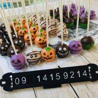 ▬¤ เค้กป๊อบอมยิ้ม​ 50ชิ้น​ ลายฮัลโลวีน​ Halloween