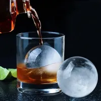 MO-แม่พิมพ์ทำน้ำแข็ง ที่ทำน้ำแข็ง น้ำแข้งก้อนกลม Ice Ball Maker ทำน้ำเเข็งเอง ทำน้ำแข็ง แบบก้อนกลม 1 ลูก ต่อหนึ่งแม่พิมพ์（Random Color）