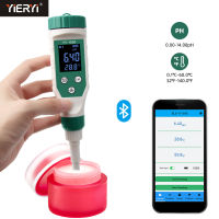 มืออาชีพดูแลผิว PH Meter 0.00 ~ 14.00 Acidimeter ที่มีความสำคัญ P Robe ดิจิตอลบลูทูธทดสอบความเป็นกรดสำหรับครีมโลชั่นเครื่องสำอาง