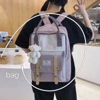 hot style School bag Korean version ulzzang middle school student junior high female ins backpack 2023 new style