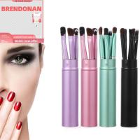 BRENDONAN 5 pcs เครื่องมือความงาม เครื่องมือบลัชออน แปรงทาปากอายไลเนอร์ มัลติฟังก์ชั่น อายแชโดว์คอนซีลเลอร์ แปรงอายแชโดว์ แปรงรองพื้นคอนซีลเลอร์ ชุดแปรงแต่งหน้า