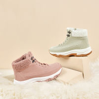 CAMEL 2021 Winter New Warm Snow Boots Women Casual Sneakers Shoes Short Plush Ankle Boots Womens Wear-resistant Slip-on Shoes