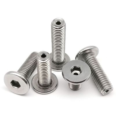 M2.5 M3 M4 M5 M6 M8 304 Stainless Steel Hollow Hole Air-out Pass Allen Hexagon Hex Socket Ultra Thin Flat Wafer Head Screw Bolt Nails Screws Fasteners