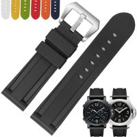 ▶★◀ Suitable for mens silicone watch straps suitable for Panerai diving watches Seiko Citizen camouflage rubber straps 22 24 26mm