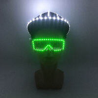 Drop Shipping Night Light ผู้ชายผู้หญิงหมวก Hip Hop Dance DJ LED เรืองแสงหมวกเบสบอลหมวก Carnival เทศกาล Decor