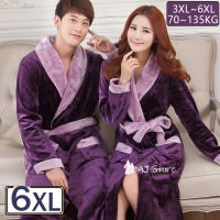 ขนาดใหญ่5XL ปะการังกำมะหยี่เสื้อคลุมอาบน้ำผู้หญิงที่อบอุ่นสักหลาดเสื้อคลุมกิโมโนเสื้อคลุมอาบน้ำ NightGowns สตรีชุดนอนชุดนอนบ้านสูทชุดนอน