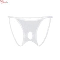 Mens underwear Breathable Polyamide Mini briefs Transparent T-back y Lingerie Underpants